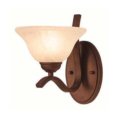 Trans Globe Lighting 2825 ROB 1 Light Bath Bar in Rubbed Oil Bronze